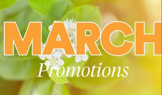 March 2023 Promotions